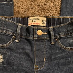 Abercrombie Kids Dark Blue Pull-On Jeans